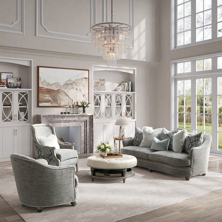 CHATEAU SOFA - MUSHROOM | Aria Designs, LLC.